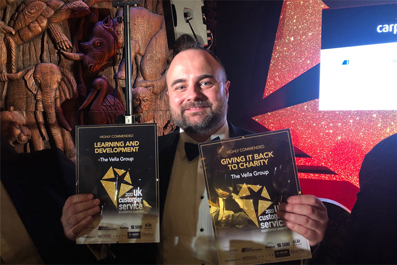 Highly commended for two awards at Customer Service Excellence Awards